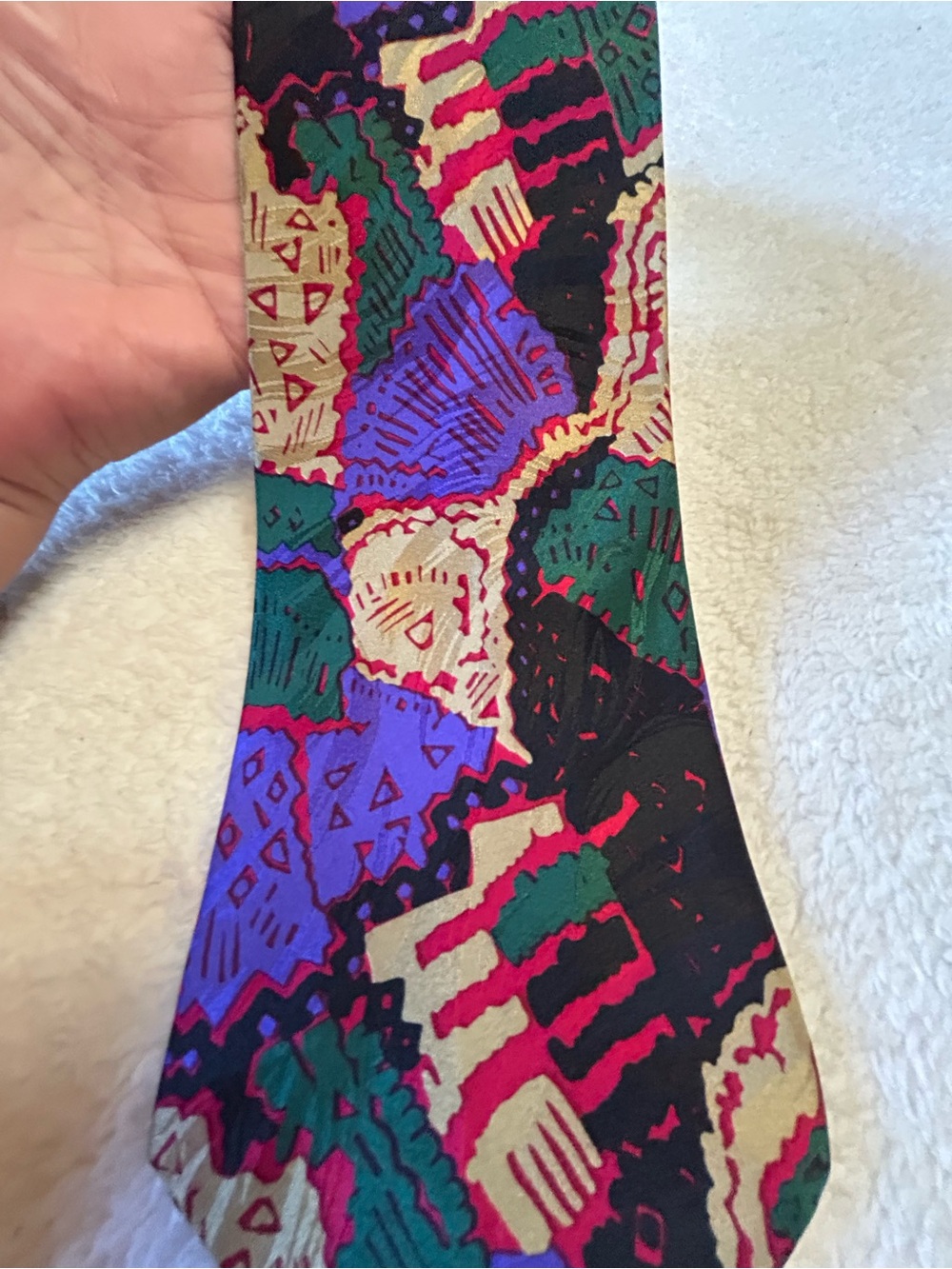 🎁3 for $30 - Novelty “Patchwork” Necktie